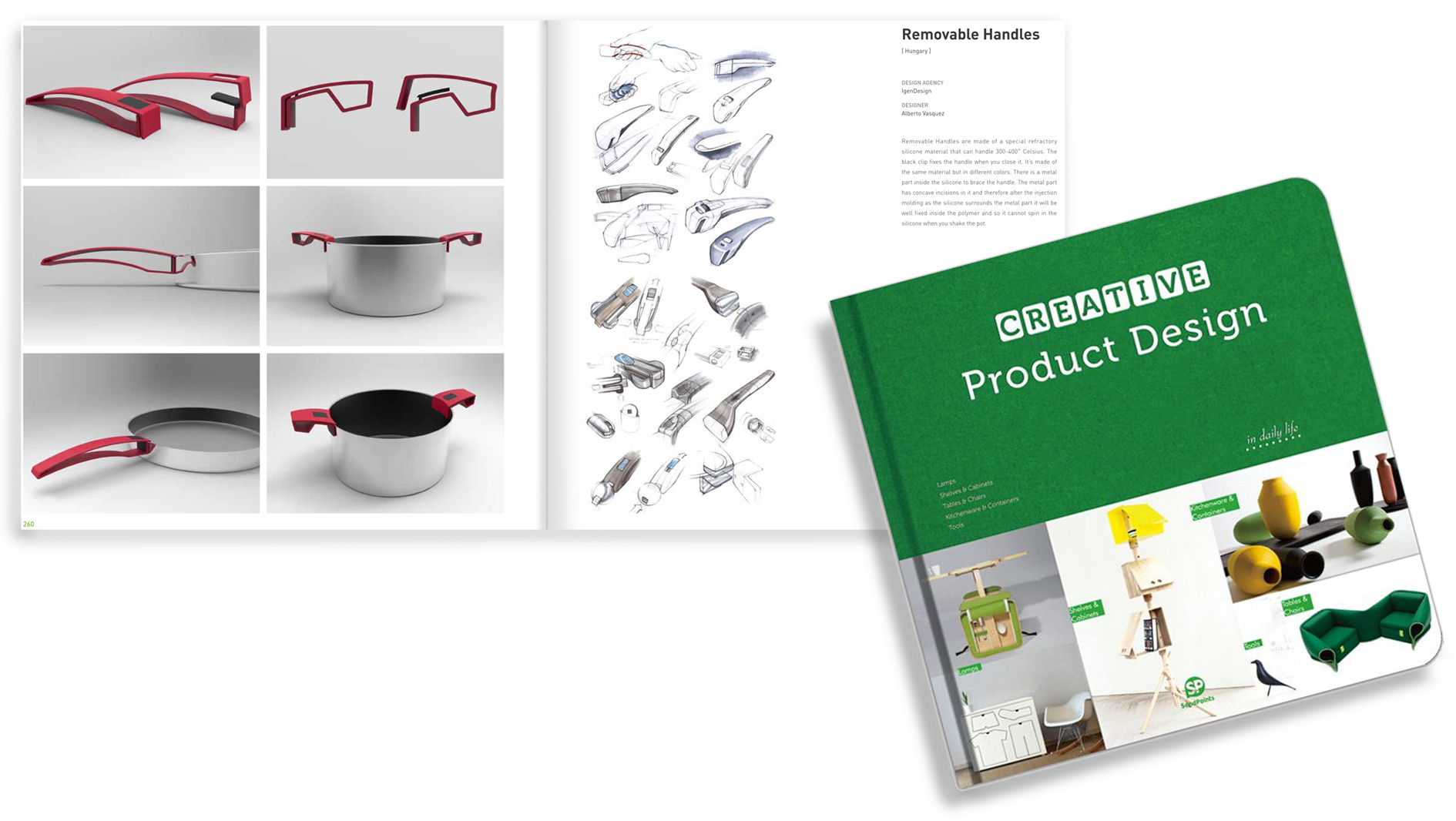  published in SendPoints inspiring book called Creative Product Design
